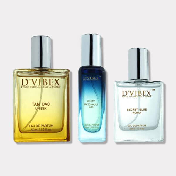Tam dao, Secret blue,  White patchouli- Set of 3 Fragrances